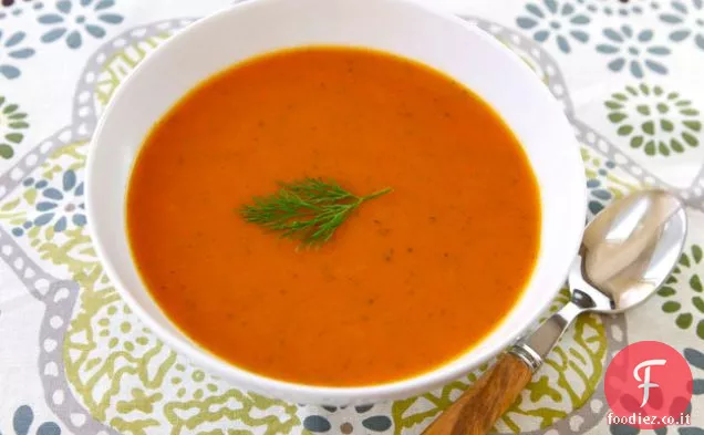 Zuppa di carote e patate dolci di Norene Gilletz