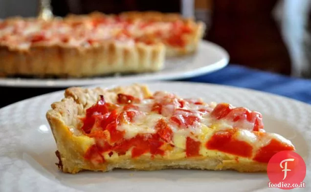 Pepe rosso e Guyère Quiche