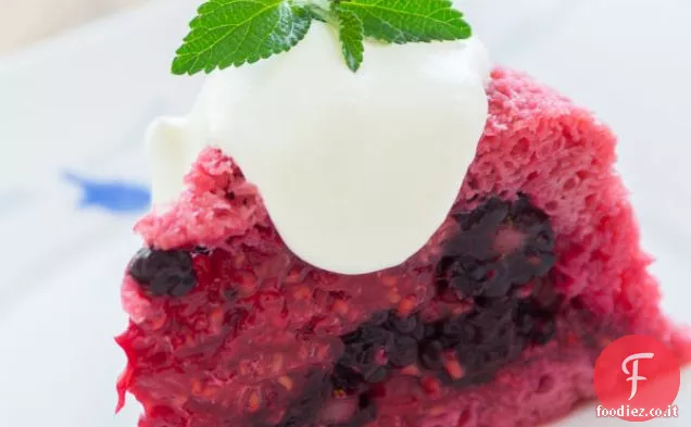 Budino di bacche estive