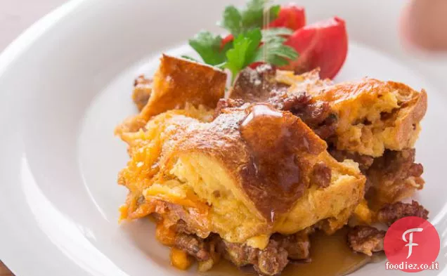 Colazione budino di pane