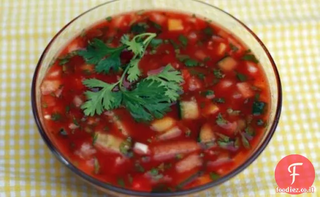 Cena stasera: Fresco Gazpacho estivo