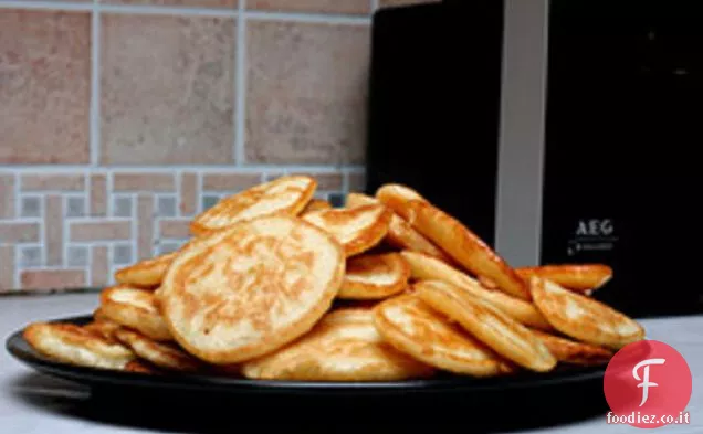 Cuocere il libro: Frittelle di formaggio di capra e ricotta
