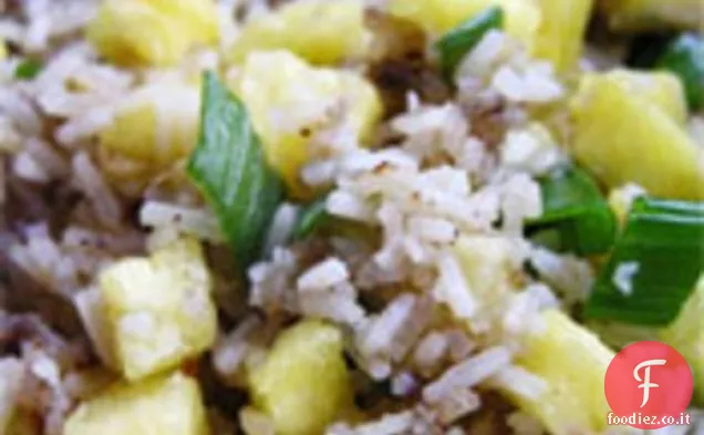 Cena stasera: Zenzero ananas riso fritto