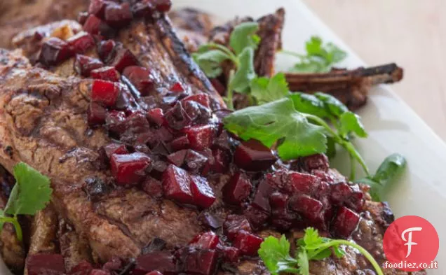 Cinque Spice Agnello con Chutney di prugne
