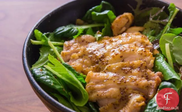 Pollo alla griglia con salsa di senape al miele