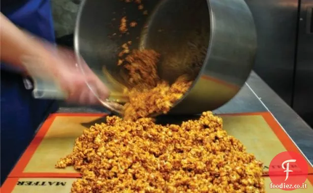 Formaggio blu di Bluestem e mais nocciola speziato
