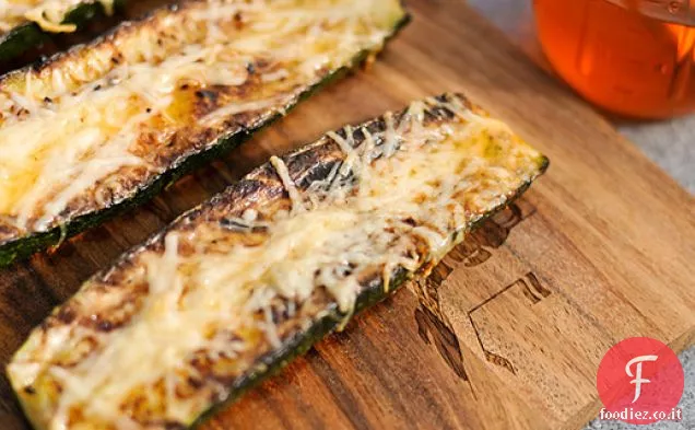 Grigliate: Zucchine con Parmigiano e Aglio Olio di Peperoncino