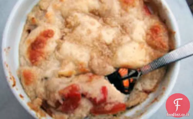 Cena Stasera: Gratin di Fagioli Bianchi con Peperoni Rossi e Rosmarino