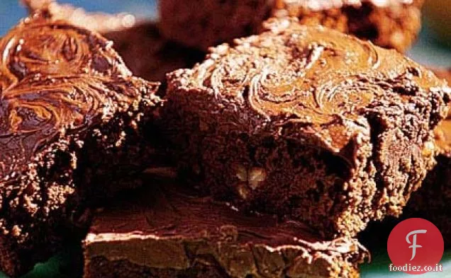 Brownies glassati al cioccolato