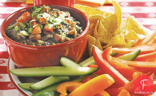 Pancetta Salsa di fagioli neri