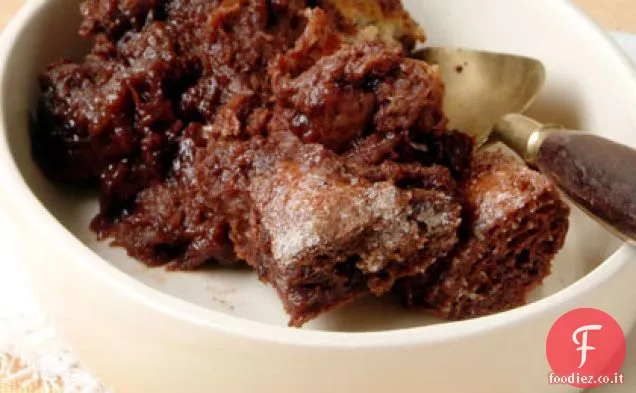 Budino di pane al cioccolato e cannella