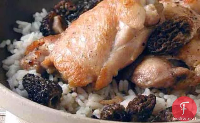 Pollo con Jugo de Morillas