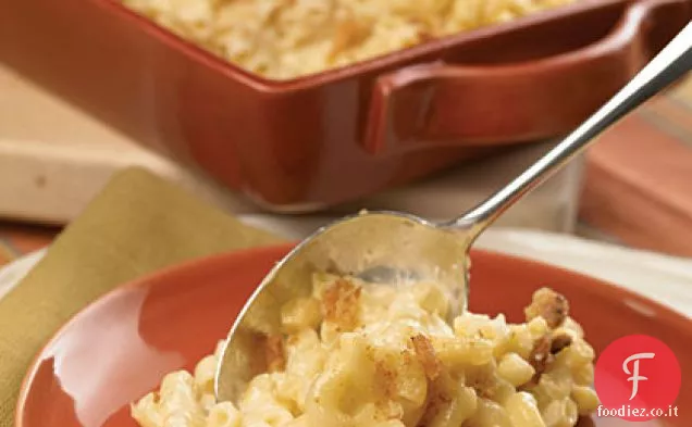Maccheroni cremosi a quattro formaggi