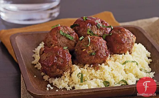 Polpette con salsa Chutney