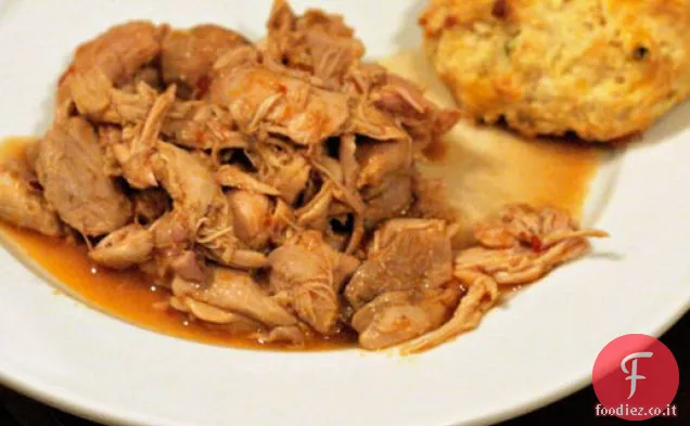 Cucinare con la birra: Fornello lento Rauchbier tirato pollo