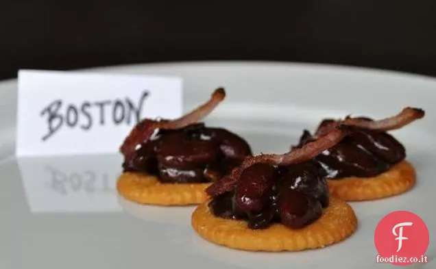 Cracker di fagioli al forno