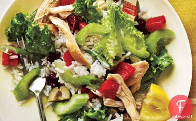 Insalata fredda di pollo e riso