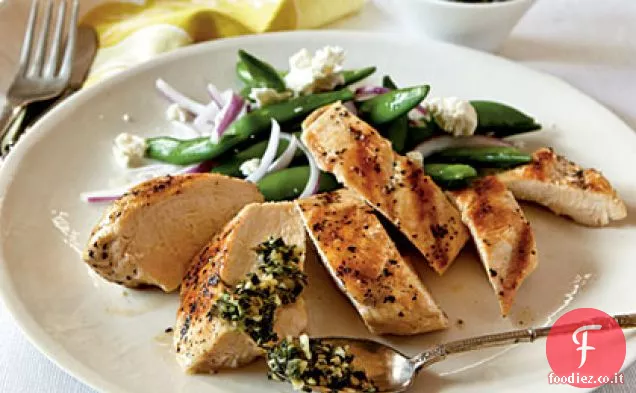 Pollo alla Griglia con Menta e Pinoli Gremolata