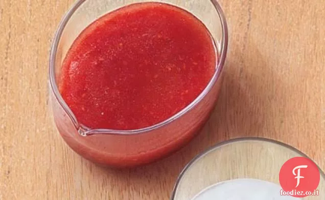 Vinaigrette di lamponi freschi