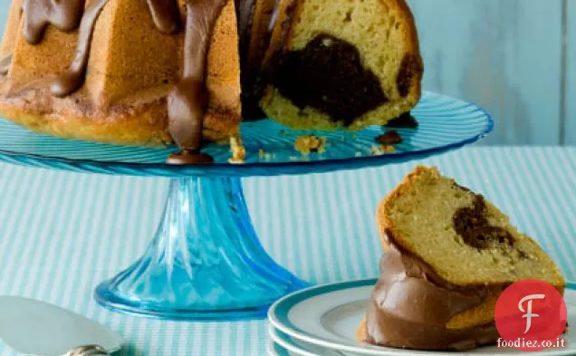 Torta di marmo al cioccolato