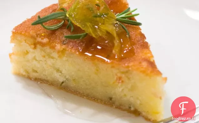 Torta di limonata al rosmarino