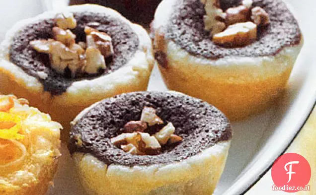 Crostate di scacchi al cioccolato