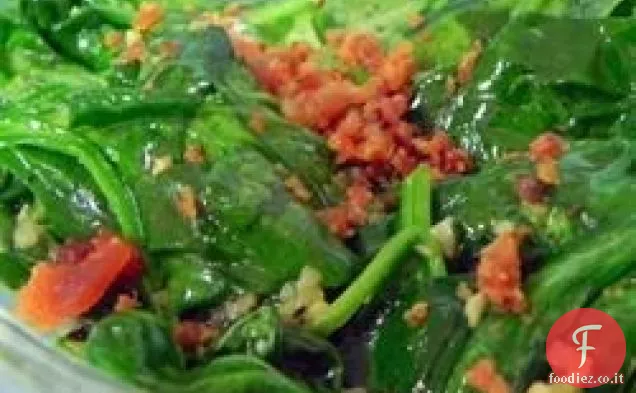 Spinaci fritti in padella