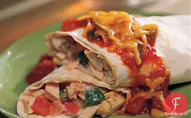 Tortillas di pollo al forno