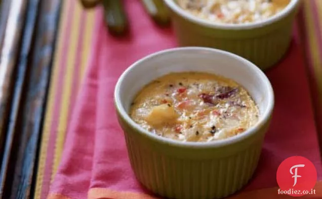 Frittate individuali di patate e pancetta