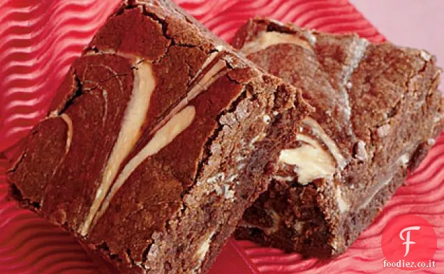 Brownies al Bourbon-Crema di formaggio