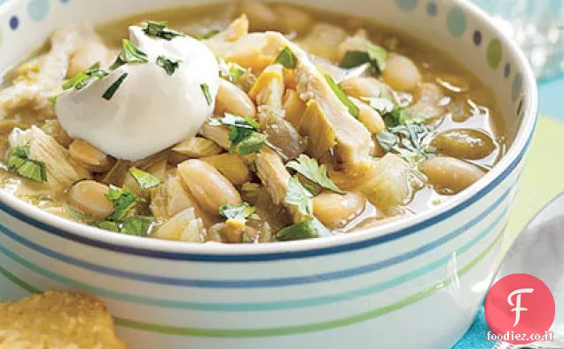 Fagioli bianchi e peperoncino di pollo