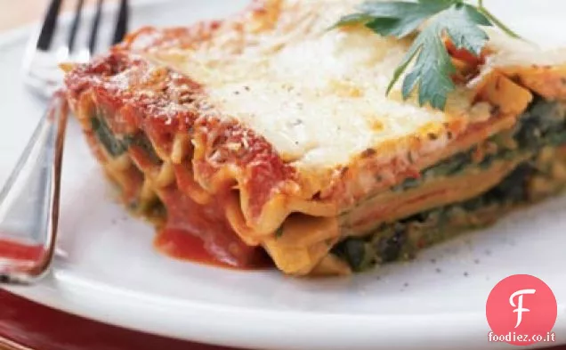 Lasagne cremose agli spinaci