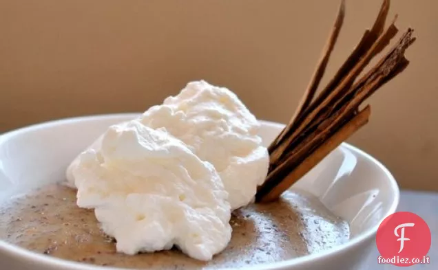 Budino alla cannella e all'arancia