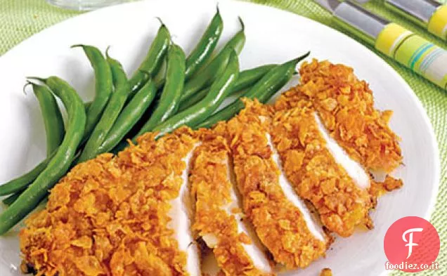 Cornflake-Pollo in crosta