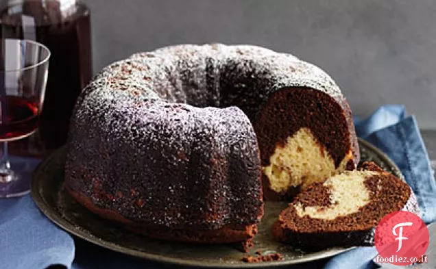 Reverse marmo Bundt torta