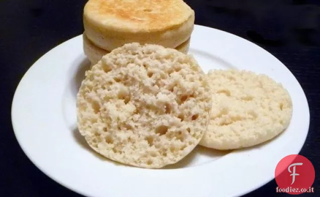 Cottura del pane: muffin inglesi a lievitazione naturale
