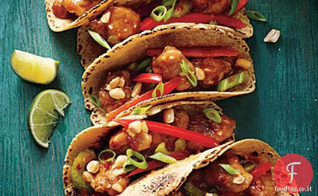 Tacos di pollo Kung Pao