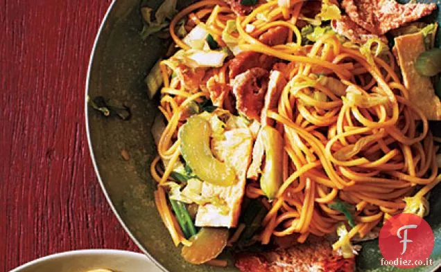 Spaghetti indonesiani saltati in padella (Bakmi Goreng)