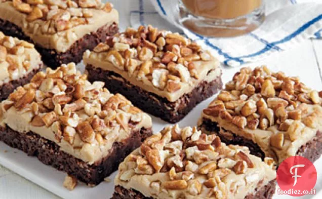 Brownies al caramello