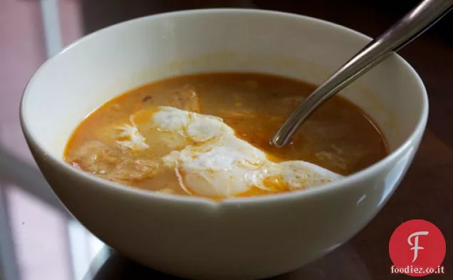 Cena stasera: Sopa de Ajo (zuppa di aglio)