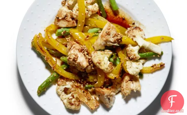 Pollo al sesamo arrosto