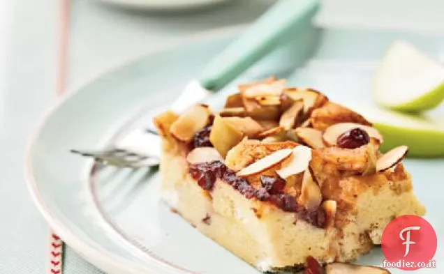 Cranberry-Mela French Toast Casseruola