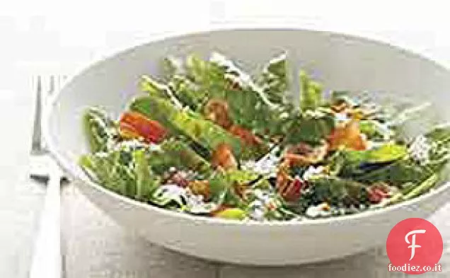 Insalata di spinaci parmigiano-pancetta