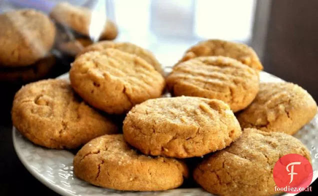 Biscotti al burro di arachidi morbidi e croccanti