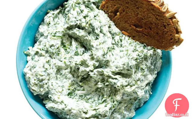 Salsa cremosa di spinaci e parmigiano