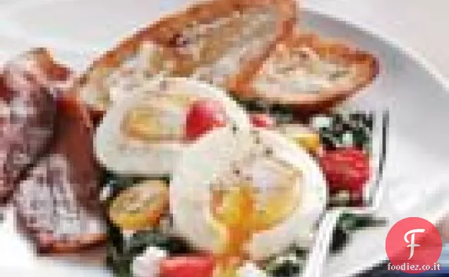 Uova in camicia con Spinaci e Ricotta