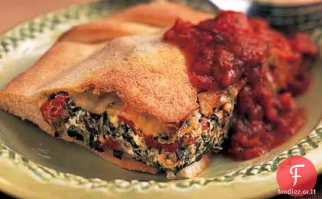 Calzone di spinaci
