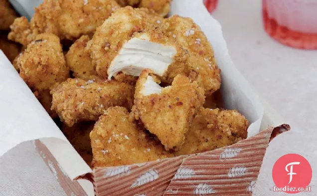 Morsi di pollo fritto