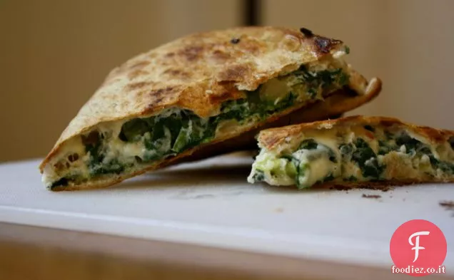 Torta di spinaci Quesadilla
