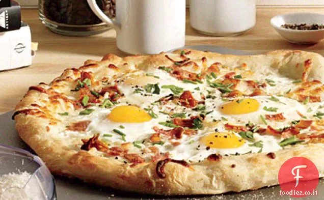 Uova e pancetta Colazione Pizza